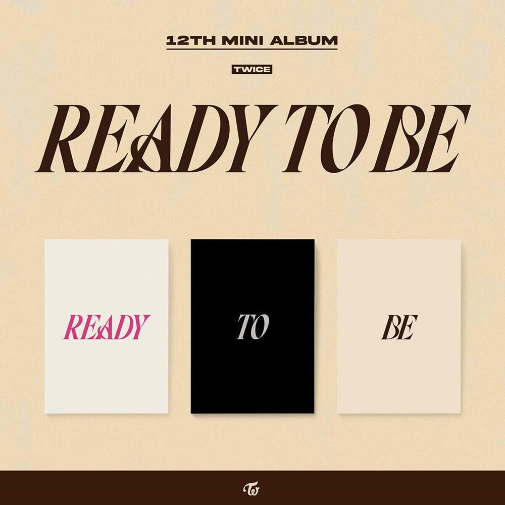 TWICE - 12th MINI ALBUM : READY TO BE (Random)